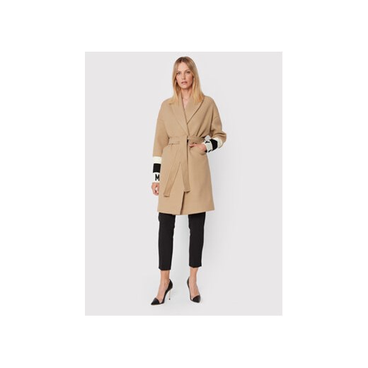 Maryley Płaszcz przejściowy 22IB105 Brązowy Regular Fit Maryley M MODIVO