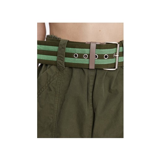 Pinko Spodnie materiałowe Rigore 100685 A0I4 Zielony Relaxed Fit Pinko 38 MODIVO