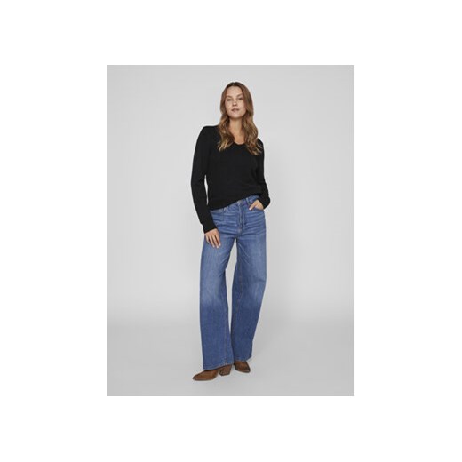 Vila Sweter Ril 14042769 Czarny Regular Fit Vila XL MODIVO