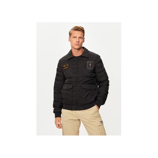 Aeronautica Militare Kurtka bomber 242AB2191CT3375 Czarny Regular Fit ze sklepu MODIVO w kategorii Kurtki męskie - zdjęcie 176777697