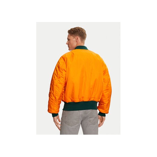 Alpha Industries Kurtka bomber 100101 Zielony Regular Fit Alpha Industries XL MODIVO