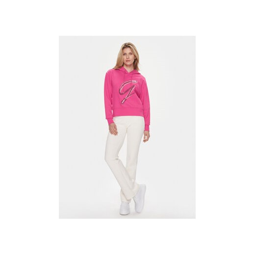 Guess Bluza W3BQ10 KBKM0 Różowy Regular Fit Guess XL MODIVO
