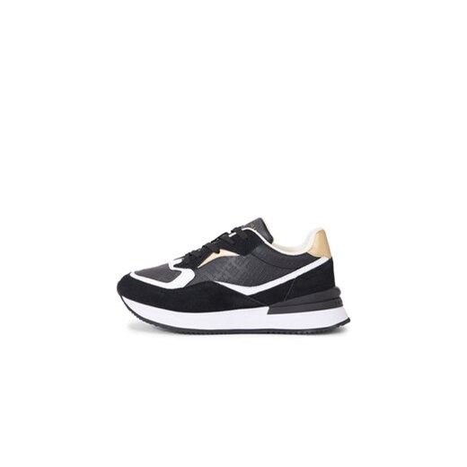 Tommy Hilfiger Sneakersy Lux Monogram Runner FW0FW07816 Czarny Tommy Hilfiger 38 MODIVO