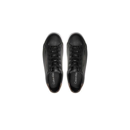 Calvin Klein Sneakersy Vulc Lace Up Saff Fox W/Met Bt HW0HW02104 Czarny Calvin Klein 38 MODIVO