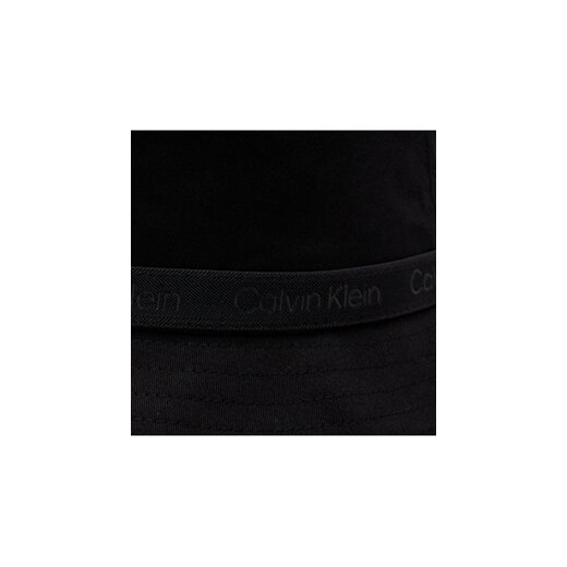 Calvin Klein Kapelusz Rtw Tape Bucket K50K511288 Czarny Calvin Klein uniwersalny MODIVO