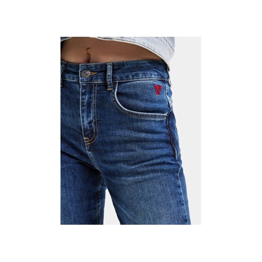 Desigual Jeansy 23SWDD21 Granatowy Skinny Fit Desigual 36 MODIVO
