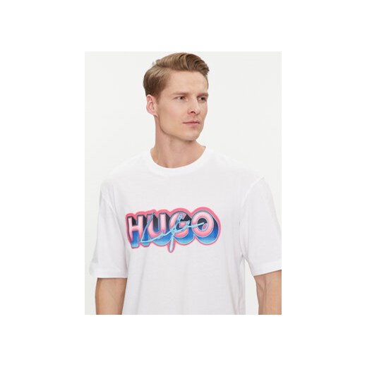 Hugo T-Shirt Nillumi 50515278 Biały Regular Fit XL MODIVO
