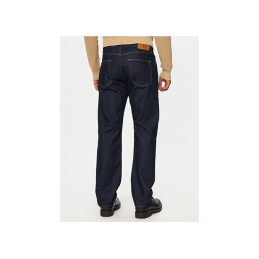 Calvin Klein Jeans Jeansy J30J326833 Granatowy Straight Fit 32_32 MODIVO