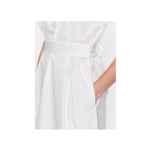 Peserico Sukienka codzienna S02893A Biały Regular Fit Peserico 42 MODIVO