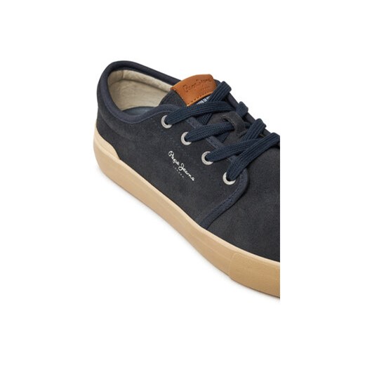 Pepe Jeans Sneakersy Ben Low PMS31071 Granatowy Pepe Jeans 44 MODIVO