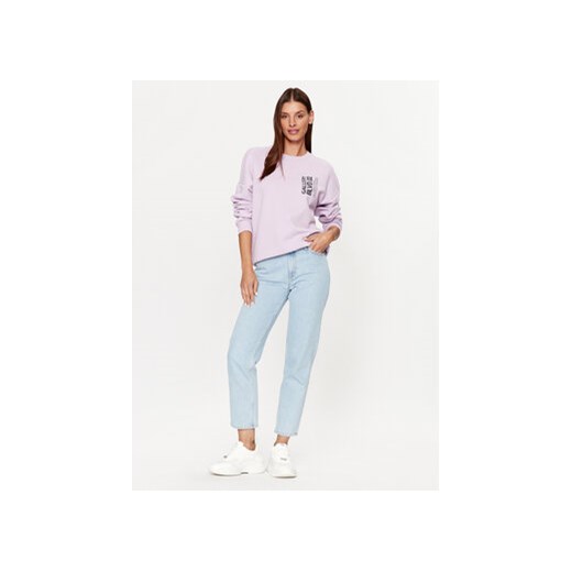 ONLY Bluza 15275525 Fioletowy Box Fit M MODIVO