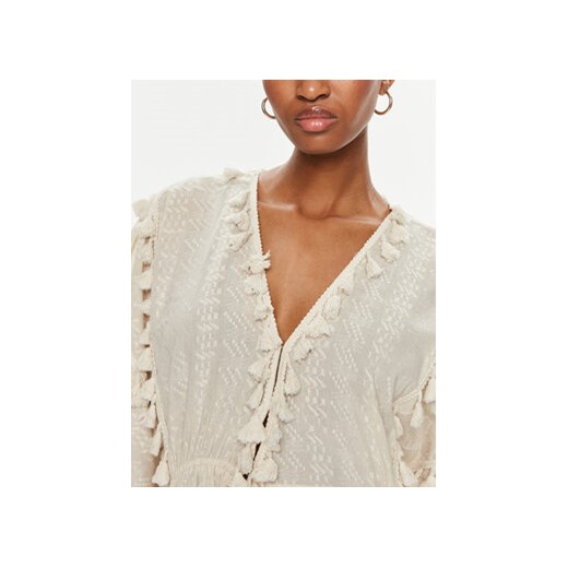 LOLA CASADEMUNT Kimono LS2416055 Écru Relaxed Fit Lola Casademunt S MODIVO