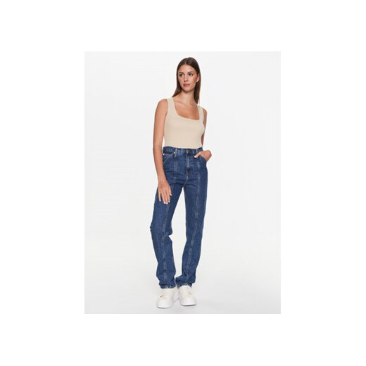 Calvin Klein Jeans Jeansy J20J220634 Granatowy Straight Fit 34_32 MODIVO