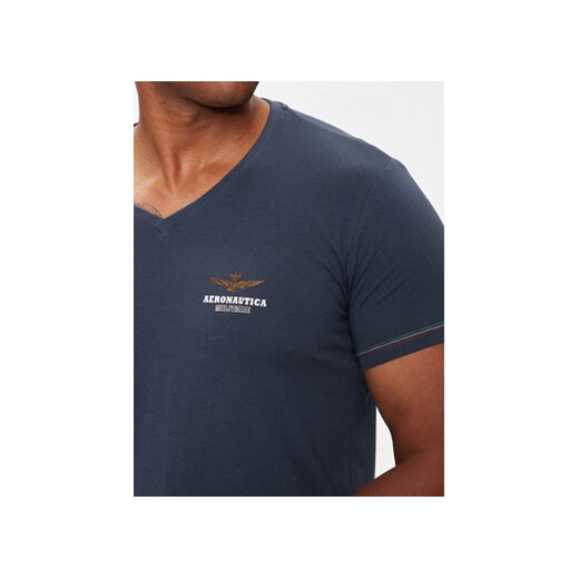 Aeronautica Militare T-Shirt AM1UTI004 Granatowy Regular Fit Aeronautica Militare M MODIVO