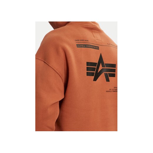 Alpha Industries Bluza 146336 Brązowy Regular Fit Alpha Industries XXL MODIVO