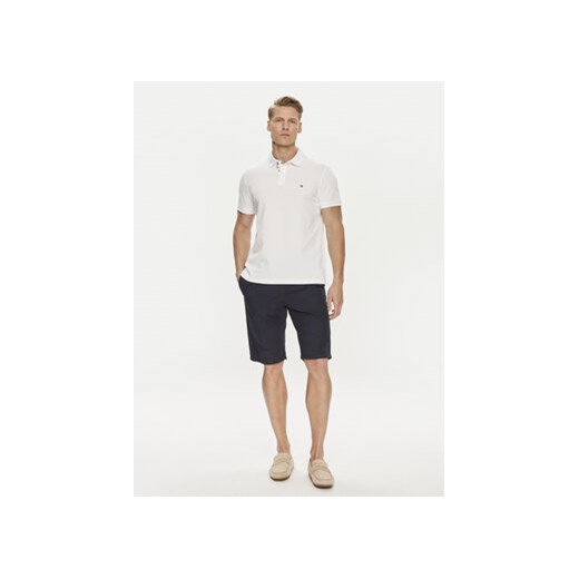 Tommy Hilfiger Polo Palm Under Collar MW0MW34738 Biały Regular Fit Tommy Hilfiger XL MODIVO