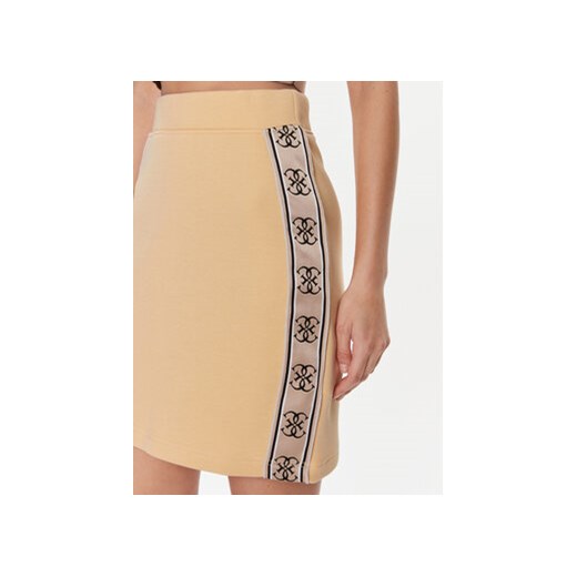 Guess Spódnica mini Cymone V3BD03 KB3P2 Beżowy Regular Fit Guess XXS MODIVO