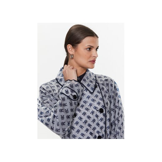 Tommy Hilfiger Trencz Transparent WW0WW38075 Niebieski Regular Fit Tommy Hilfiger S MODIVO