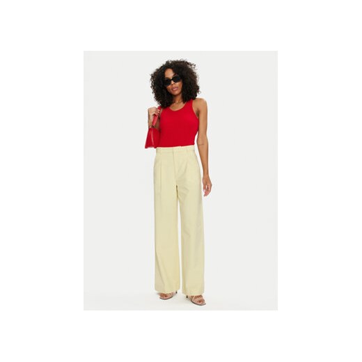 Pieces Top Anibi 17150269 Czerwony Regular Fit Pieces M MODIVO