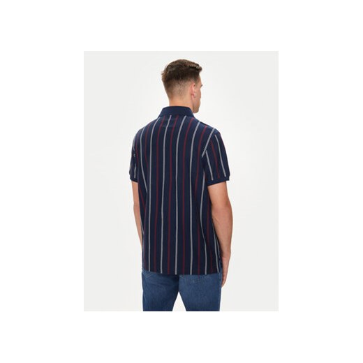 Tommy Hilfiger Polo Vertical MW0MW35627 Granatowy Regular Fit Tommy Hilfiger M MODIVO