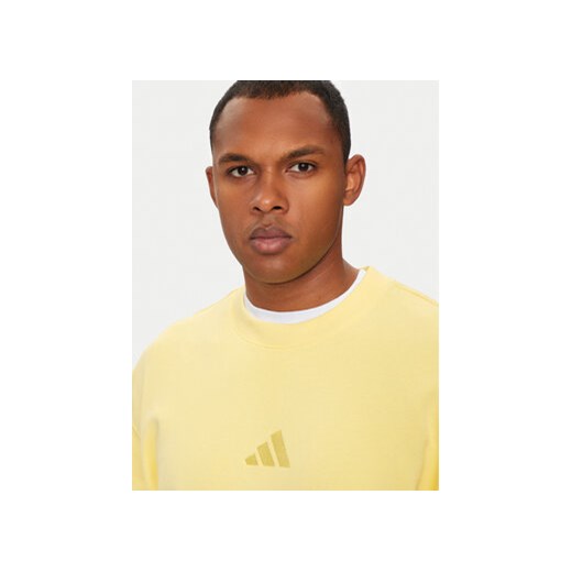 adidas Bluza ALL SZN French Terry IY6549 Żółty Loose Fit XXL MODIVO