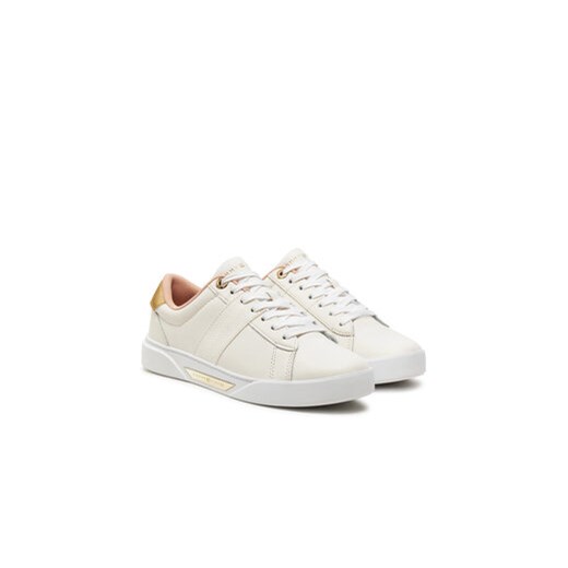 Tommy Hilfiger Sneakersy Chic Panel Court Sneaker FW0FW07998 Écru Tommy Hilfiger 36 MODIVO