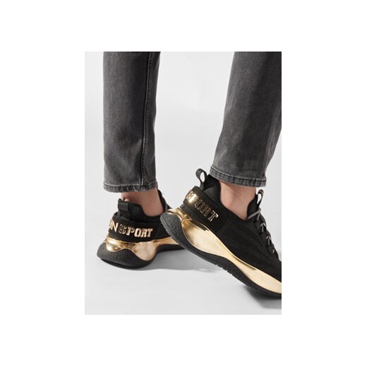 Plein Sport Sneakersy The Iron Tiger Gen.X.02 SACS USC0429 STE003N Czarny Plein Sport 35 MODIVO