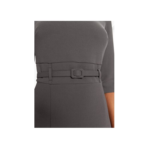 Rinascimento Sukienka koktajlowa CFC0120015003 Szary Regular Fit Rinascimento XL MODIVO