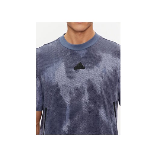 adidas T-Shirt Future Icons 3-Stripes IX5200 Niebieski Regular Fit XL MODIVO