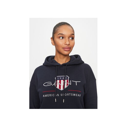 Gant Bluza Archive Shield 4204567 Granatowy Relaxed Fit Gant S MODIVO