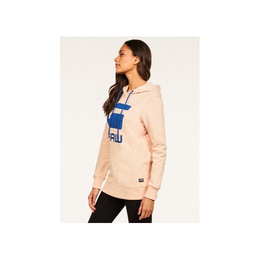 G-Star Raw Bluza Boyfriend Diamond Line Graphic Hooded D16236-A613-B243 Różowy S MODIVO