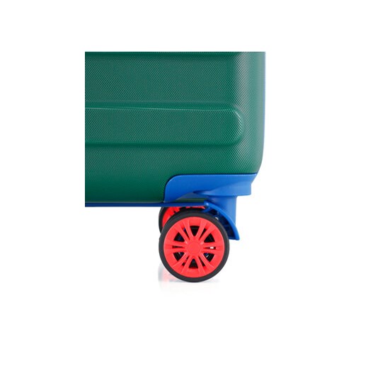 Semi Line Walizka duża T5846-3 Zielony Semi Line one size MODIVO