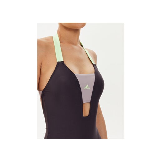 adidas Strój kąpielowy Colorblock IQ3952 Fioletowy 34 MODIVO