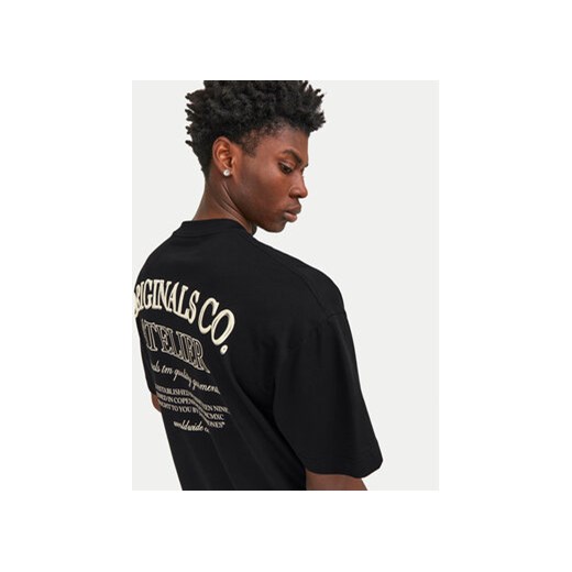 Jack&Jones T-Shirt Santorini 12251776 Czarny Wide Fit M MODIVO