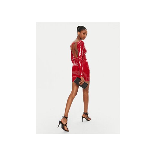 BARDOT Sukienka koktajlowa Verona 59513DB1 Czerwony Regular Fit 38 MODIVO