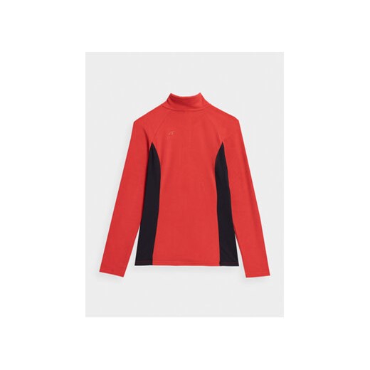 4F Bielizna termoaktywna górna 4FAW23UFLEF032 Czerwony Slim Fit XS MODIVO