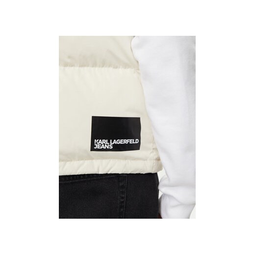 Karl Lagerfeld Jeans Kamizelka 245D1504 Beżowy Regular Fit M MODIVO
