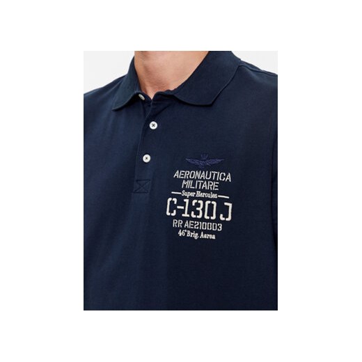 Aeronautica Militare Polo 232PO1709J584 Granatowy Regular Fit Aeronautica Militare XXL MODIVO