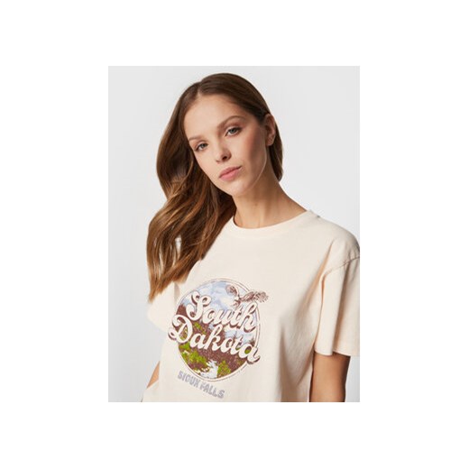 BDG Urban Outfitters T-Shirt 75440644 Écru Regular Fit Bdg Urban Outfitters L MODIVO