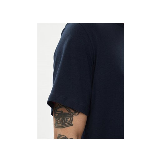 Jack&Jones T-Shirt Henry 12248600 Granatowy Standard Fit S MODIVO