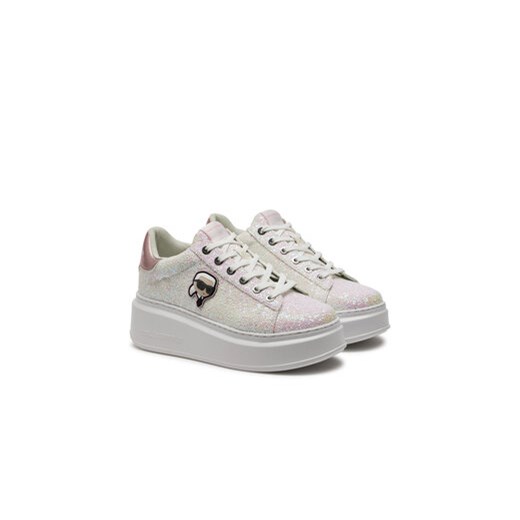 KARL LAGERFELD Sneakersy KL63531N Srebrny Karl Lagerfeld 37 MODIVO