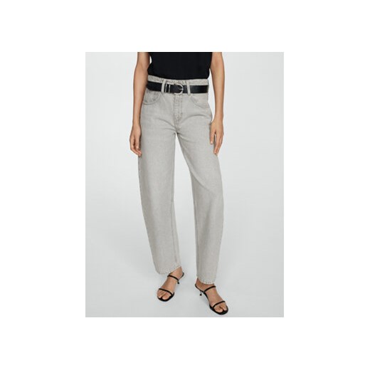 Mango Jeansy Bet 77035645 Szary Balloon Fit Mango 36 MODIVO