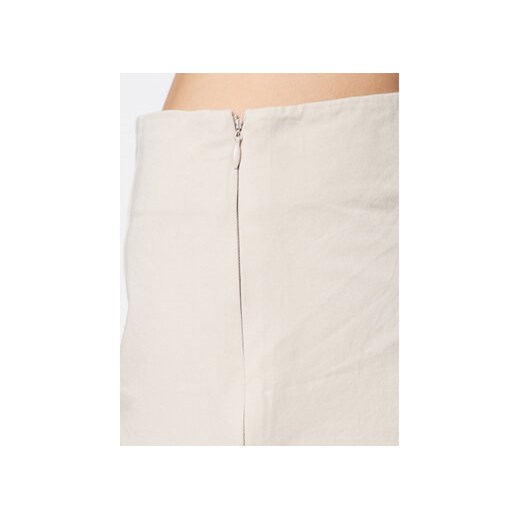 Moss Copenhagen Spódnica mini Cyrilla 17258 Écru Slim Fit Moss Copenhagen L MODIVO