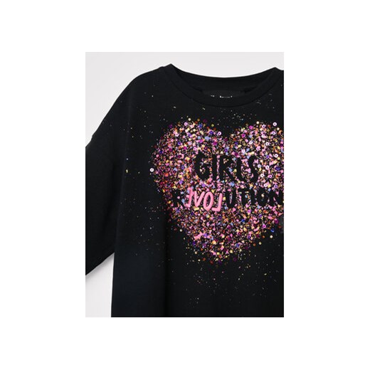 Desigual Bluzka Alba 22WGTK05 Czarny Regular Fit Desigual 13_14Y MODIVO