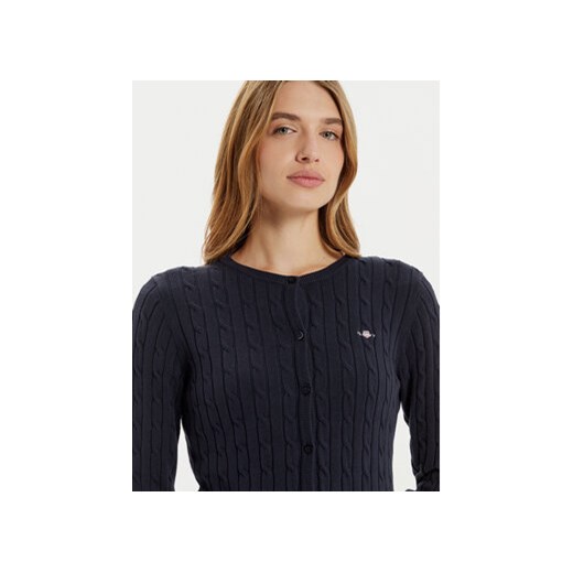 Gant Kardigan 4800103 Granatowy Slim Fit Gant S MODIVO