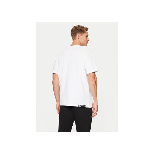Karl Lagerfeld Jeans T-Shirt A1M17044 Biały Regular Fit L MODIVO