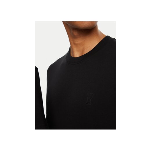 AMI PARIS T-Shirt UTS027.726 Czarny Regular Fit Ami Paris M MODIVO