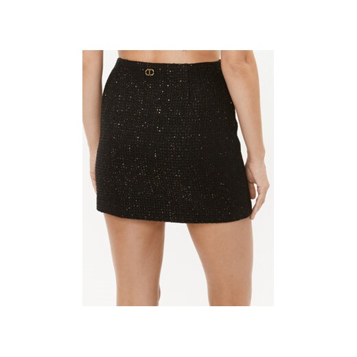 TWINSET Spódnica mini 232TT2182 Czarny Slim Fit Twinset 50 MODIVO