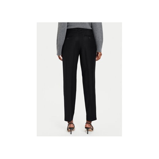 Weekend Max Mara Spodnie materiałowe Caldaia 2425136132 Czarny Straight Fit 38 MODIVO