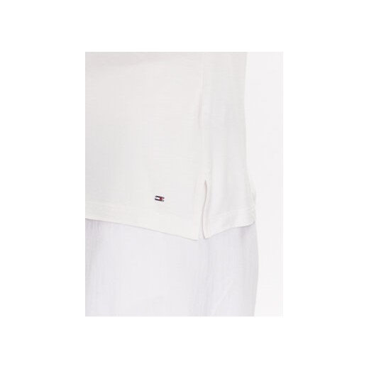 Tommy Hilfiger Polo Split Global WW0WW38831 Écru Slim Fit Tommy Hilfiger L MODIVO